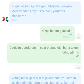 Çiçek Sepeti Müşteri Memnuniyetsizliği