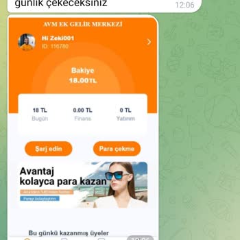 Telegram Üzerinden Sürekli Para Yükleme Talebi