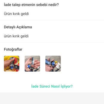 Trendyol Express Kargo Teslimatında Ürün Hasarı