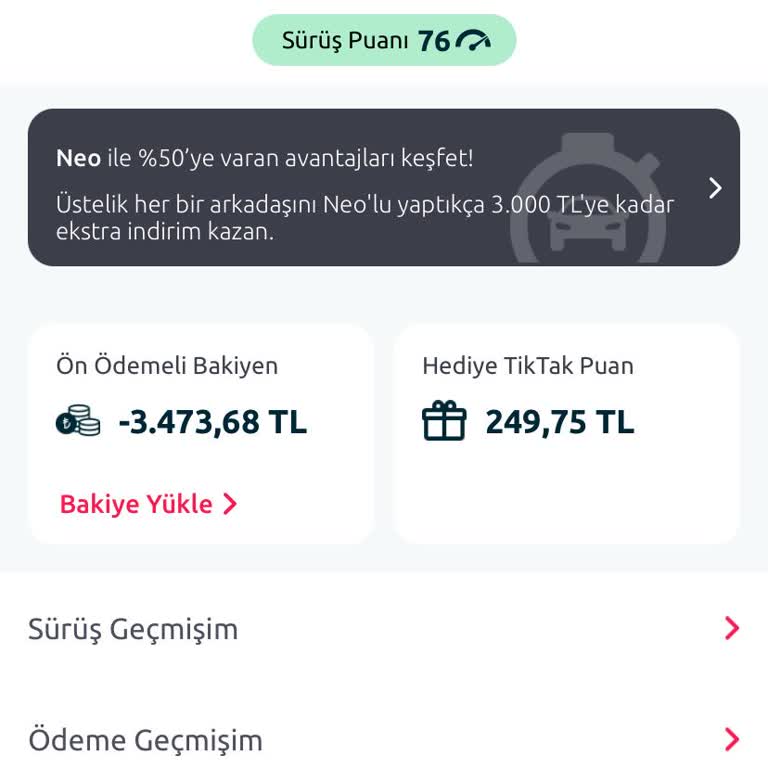 Tiktak Neo Müşteri Hizmetleri Yanlış Bilgilendirme Mağduriyeti