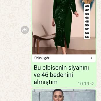 Parla Stores Bedenim Olmadı Başka Elbise İle Değişim İstedim