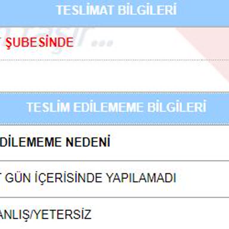 Aras Kargo Yanlış Adres Gerekçesiyle Kargomu Şubeden Almam Gerekiyor