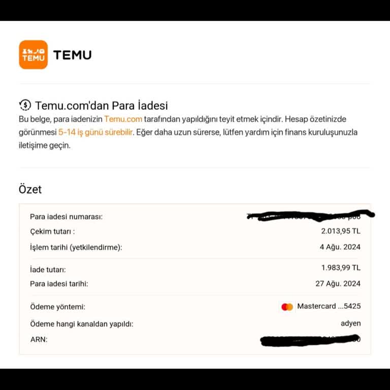 Ziraat Bankası İadeyi Hesaba İşlemiyor