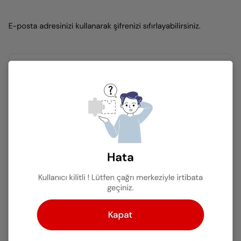 Passolig Kullanıcı Kilitli Hatası