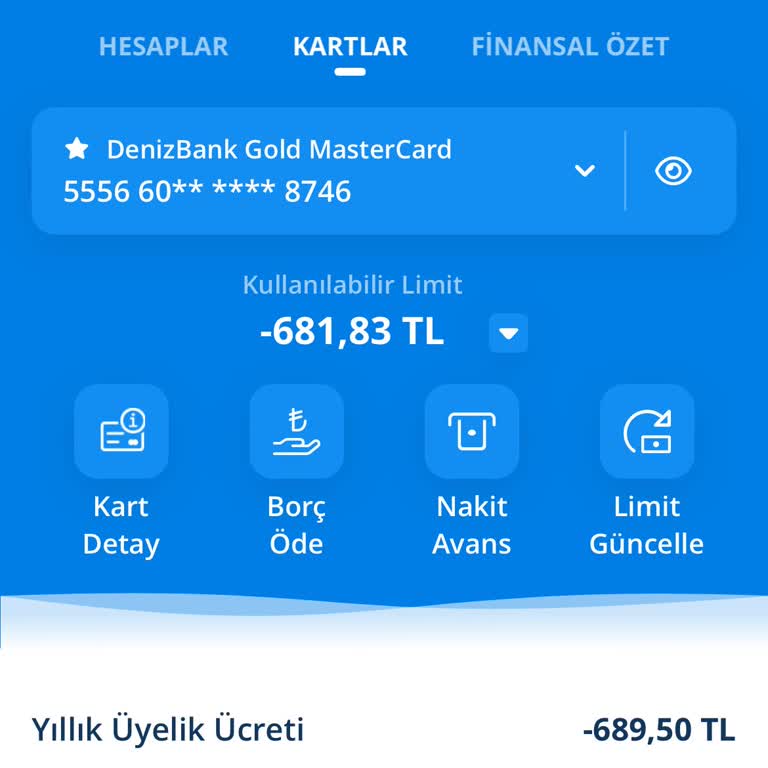 Denizbank Yıllık Ücreti Saçmalığı