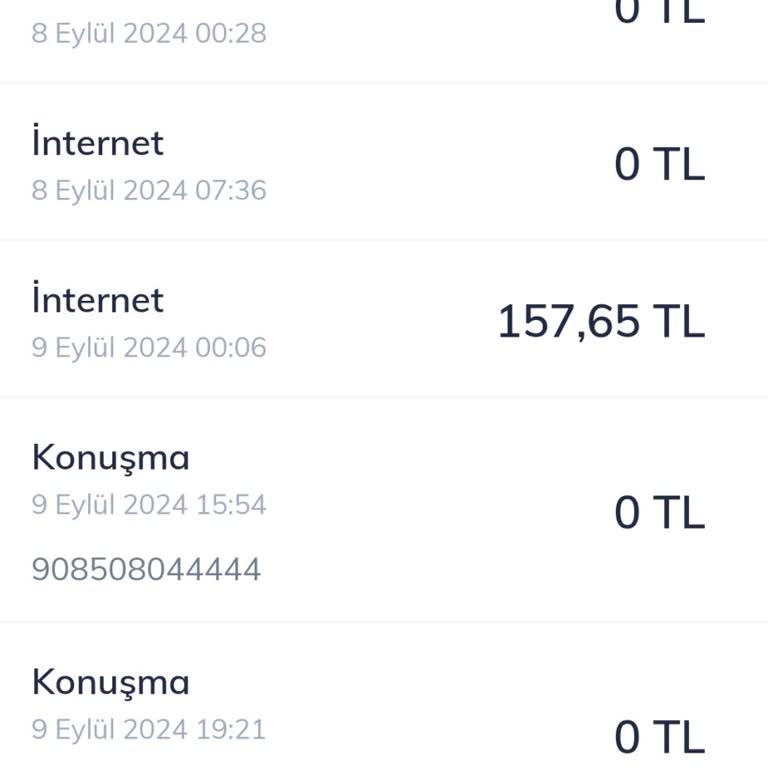Türk Telekom Paket Bitmeden İnternet Kullanımımı Bakiyemden Kesti.
