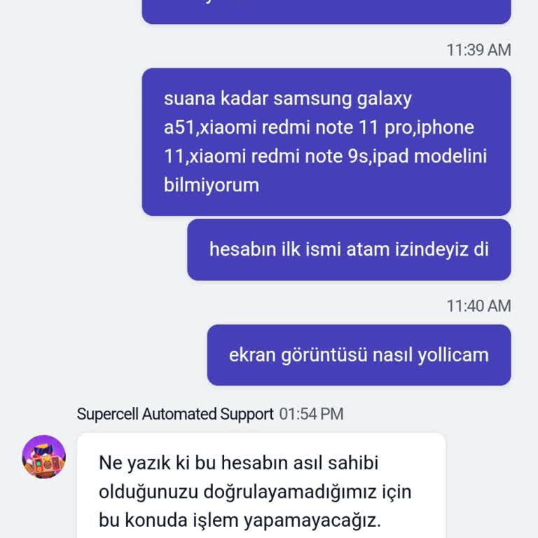 Supercell Ban Açma Sorunu