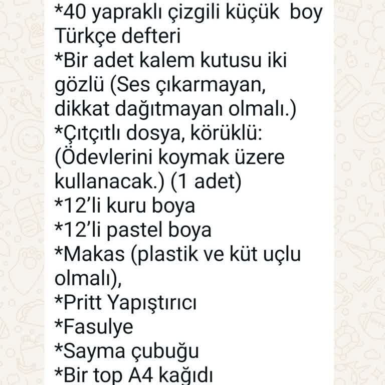 Milli Eğitim Bakanlığı Okul Malzemeleri İçin Talepler Ve Ebeveyn Tepkileri