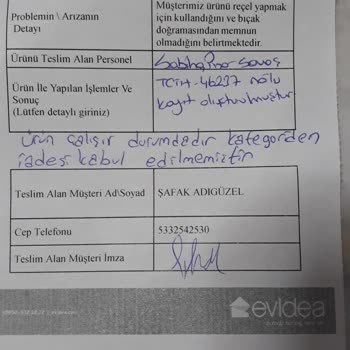 King Blender Performans Sorunu Ve İade Sürecindeki Zorluklar