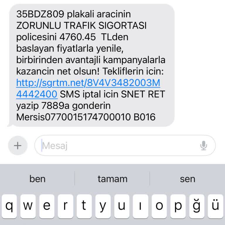 Sigortam.net Sigorta Yaptım Deyip Sigortalamıyor Dikkat