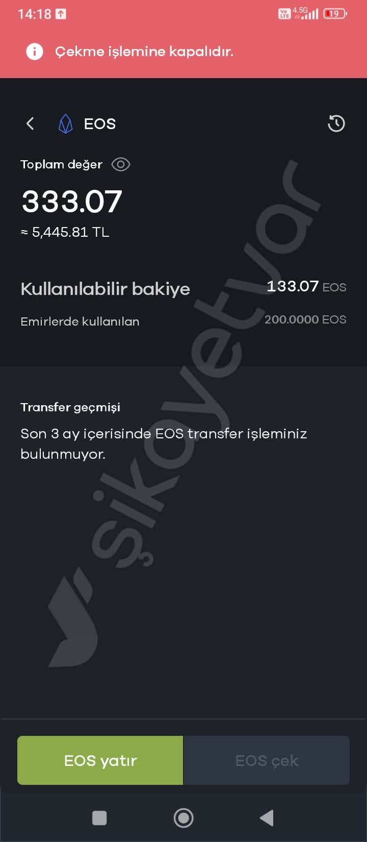 Eos - 4/11 - Şikayetvar