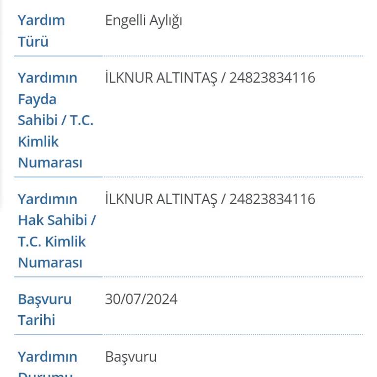 Aile Sosyal Hizmetler Bakanlığı 40 Gün Dur Engelli Maaş Başvuru Sonucu Bekliyorum