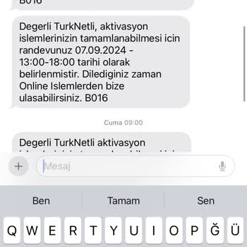 TurkNet Kurulum Randevusu İle İlgili Yaşanan Sorunlar