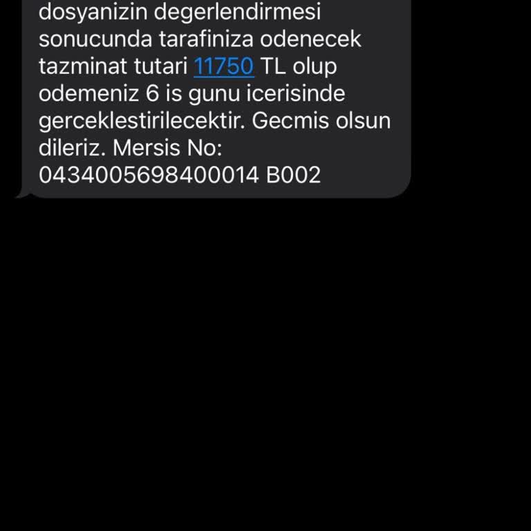 Türkiye Sigorta'dan Ödeme Alamıyorum