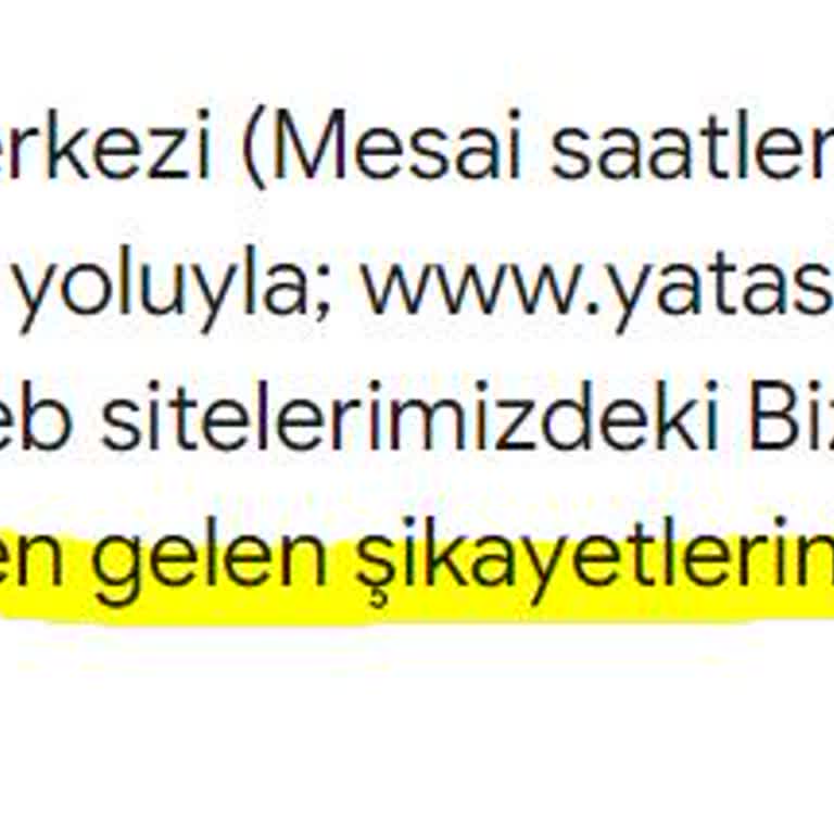 Yataş Hasarlı Yatak Teslimi