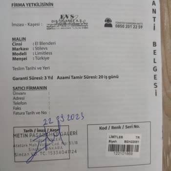 Stilevs Servis Sorunu Ürünü Kabul Etmeyip Para İstiyor