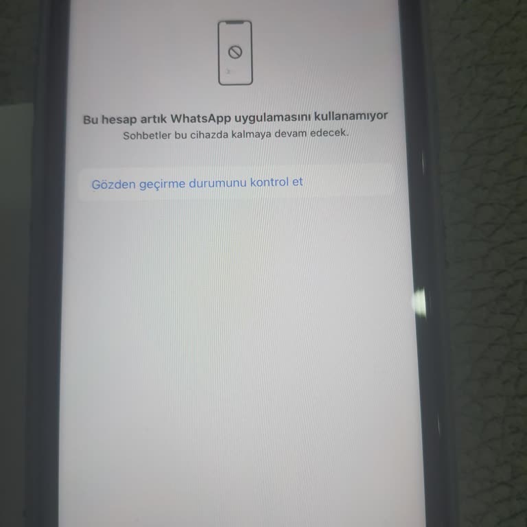 WhatsApp Uygulaması Engeli