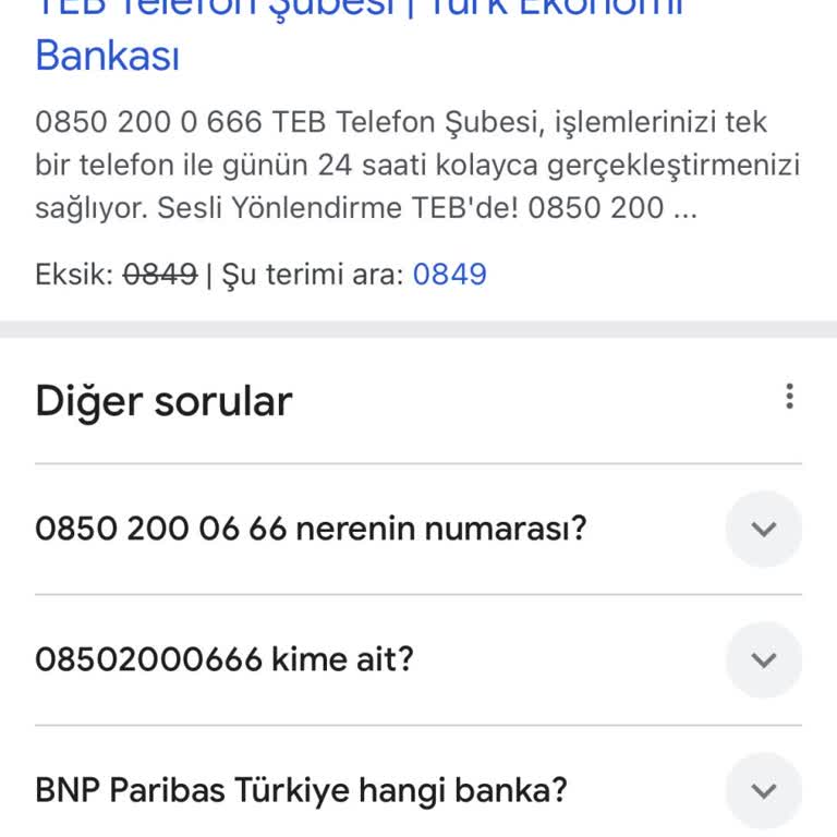 08492000666 TEB Taklidi Ve TEB İn Güvenlik Açığı
