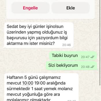 #İşin Olsun Hesap Bilgiler