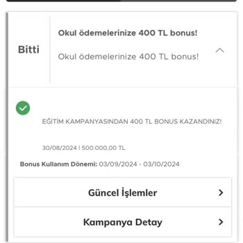 Garanti Bankası Eğitimde 6 Taksit Yalanı