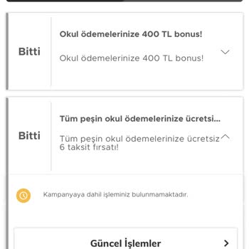 Garanti Bankası Eğitimde 6 Taksit Yalanı