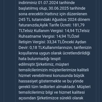 TeknosaCell Aylık Fatura Mağduriyeti