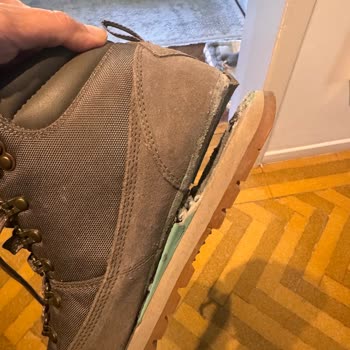 North Face Tracking Shoes Fell Apart After Few Uses, No Support Available