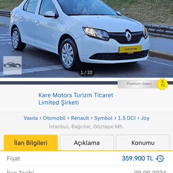 Sahibinden Araç İlanlarında Yanıltıcı Bilgiler Ve Mağduriyet