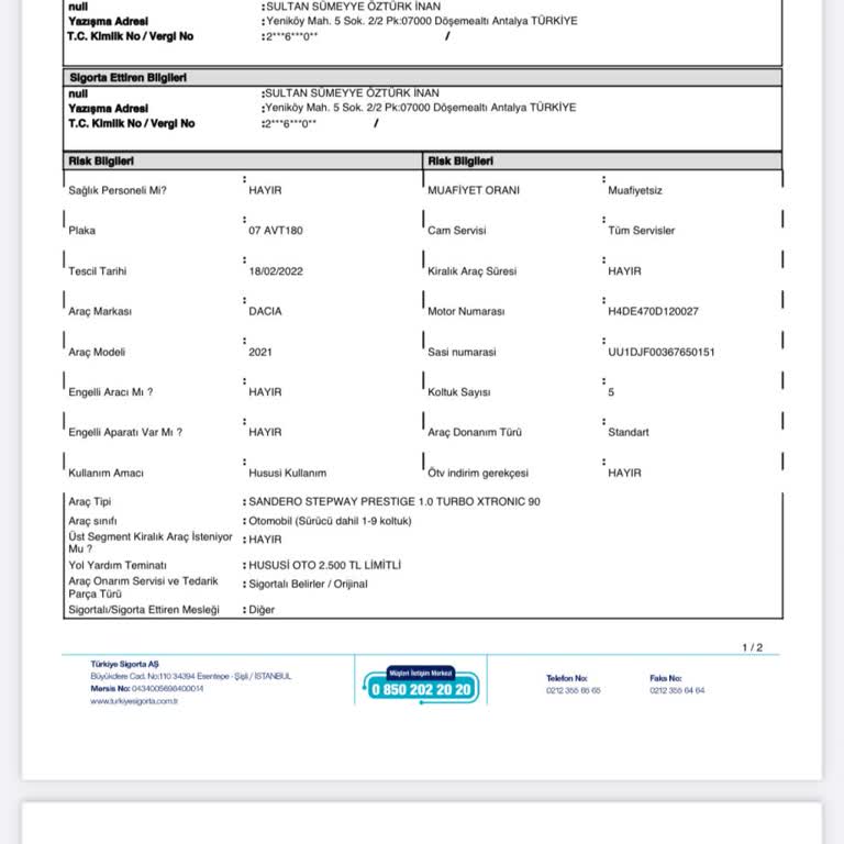 Sigortaladım.com Poliçe İptali Sonrası İade Yapmıyor