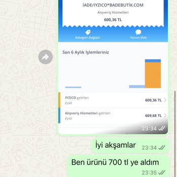 Bade Butik İademin Tamamı Yatırılmadı