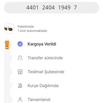 Ürünümüz Hepsiburada Dan Aras Kargo Ya Verilmiş Ama Hala Gelmedi
