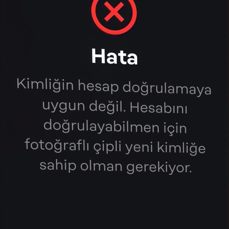 Papara Kimlik Doğrulama Sorunu!