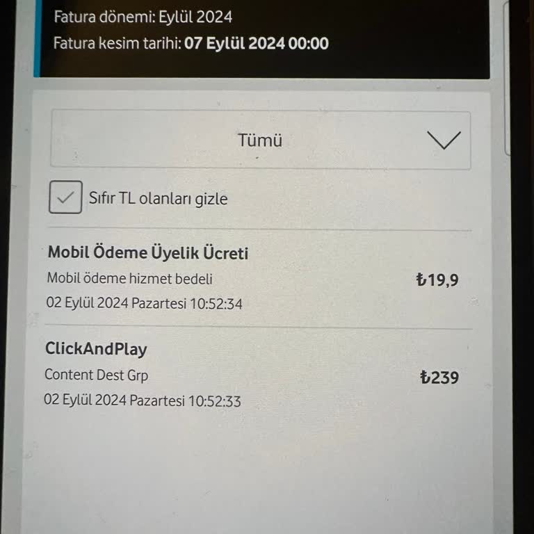 Vodafone Click and Play İle Habersiz Abonelik ve Ek Ücret Şikayeti