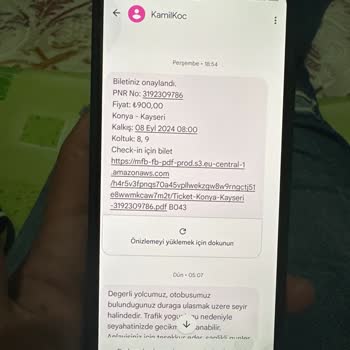 Kamil Koç İkram Şikayeti 👎👎