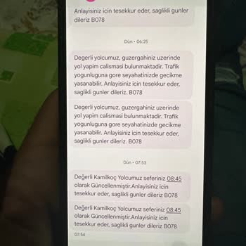 Kamil Koç İkram Şikayeti 👎👎