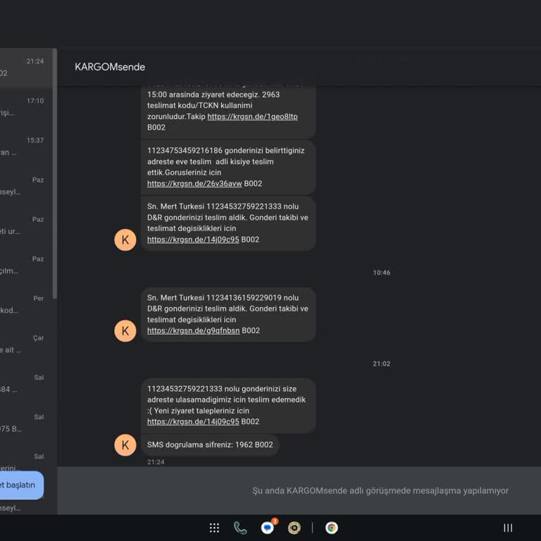 Kargom Sende Teslim Edilmeyen Kargo Sorunu