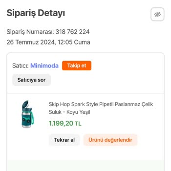 Skip Hop Çelik Termos Kırıldı