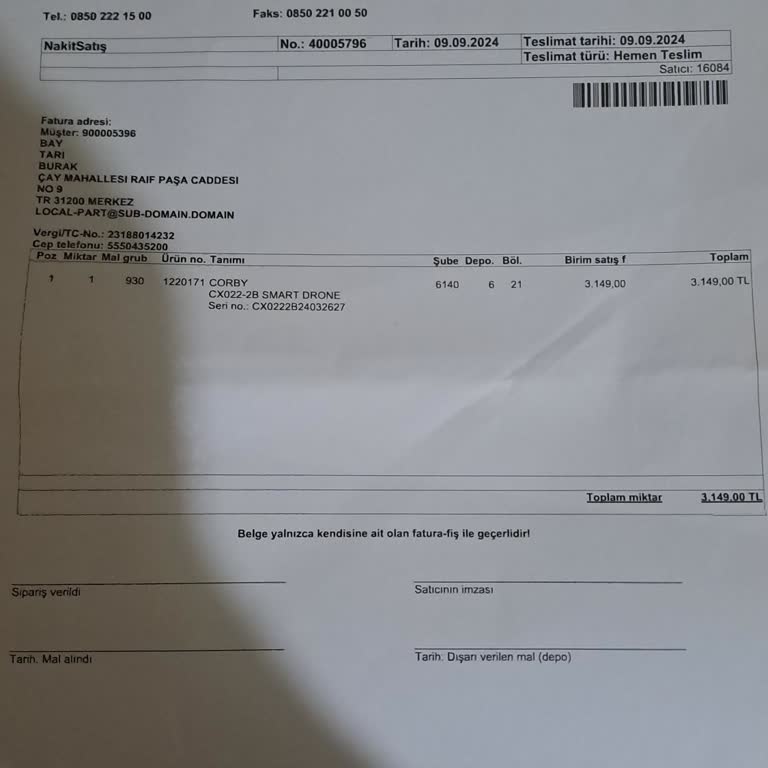 Media Markt Corby Drone Uçup Gitti