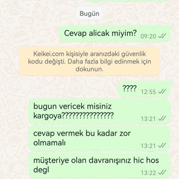 Keikei Ücret İademi İstiyorum!