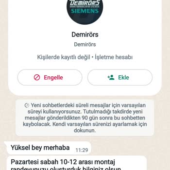 Siemens Ürünleri Aldık Pişman Olduk, Sorumsuzluk Sonucunda Mağduriyet.