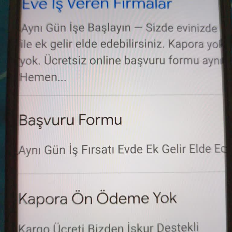 İŞKUR Evde Paketleme İş Başvurusunda Güvenlik Endişesi