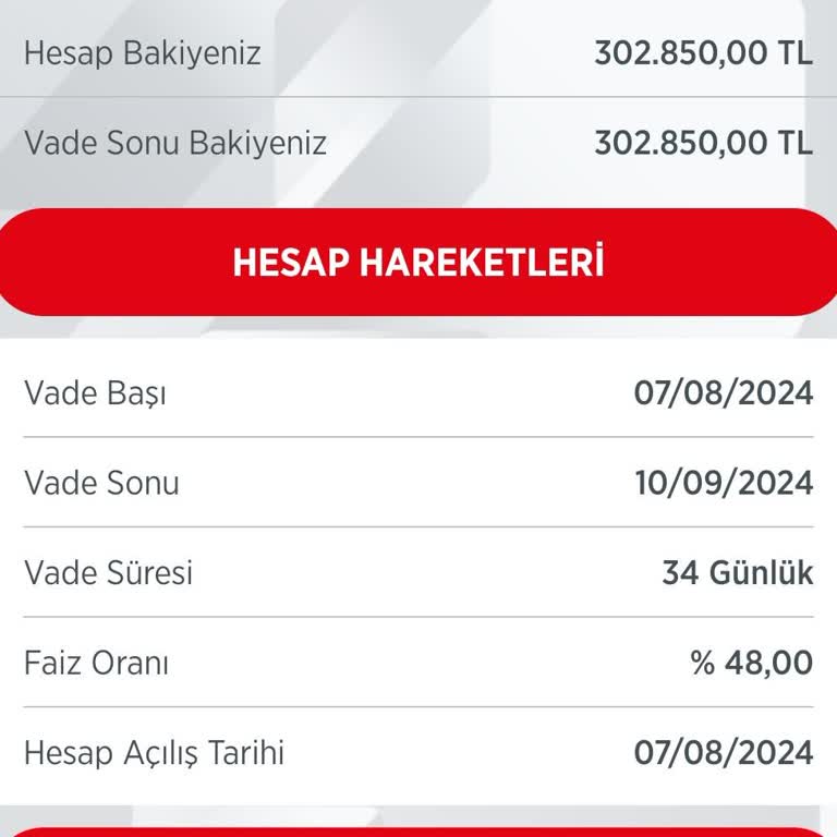 Ziraat Bankası Vadeli Mevduat Hesabımda Hata