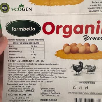 Farmbella Marka Yumurtanın Bozuk Çıkması!