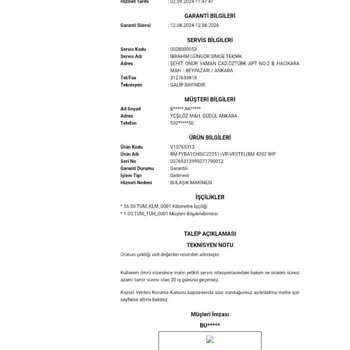 Vestel BM 4202 Wi-Fi Bulaşık Makinesi Sorunları Ve Müşteri Hizmetleri Deneyimi