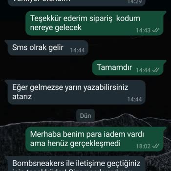 Steelsneakers Steelsneakers.trr Para İadesi 20 Gün Gecikti