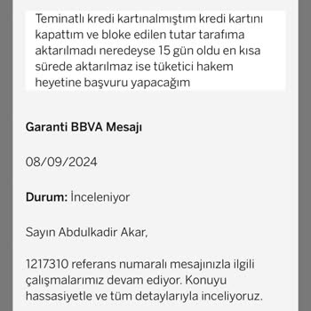 Garanti Bankası Teminatlı Kredi Kartı