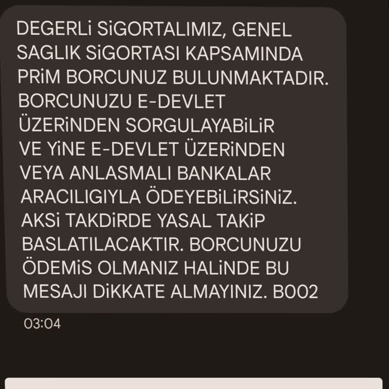 SGK GSS Hakkımı Helal Etmiyorum