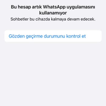 WhatsApp Hesap Kapatma!