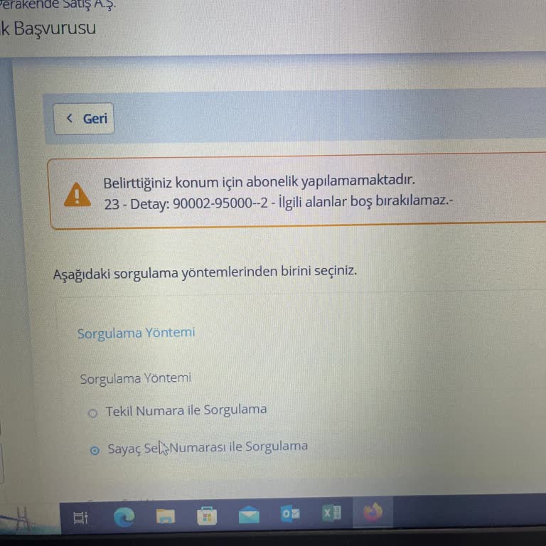 E-Devlet (Turkiye.gov.tr) Abonelik Alımında Hata