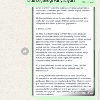 BG1 Sportive İptal Talebine Olumsuz Yanıt Veren Satıcı Hakkında Şikayet